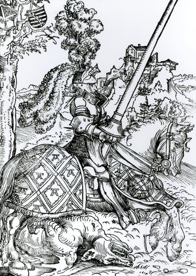 Svatý Jiří na koni, 1507 od Lucas Cranach the Elder