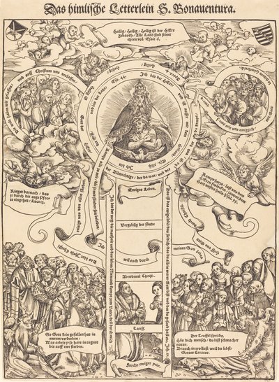 Nebeský žebřík svatého Bonaventury od Lucas Cranach the Elder