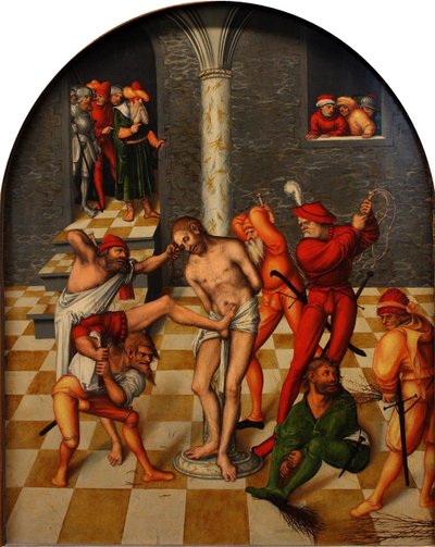 Bičování Krista, 1538 od Lucas Cranach the Elder