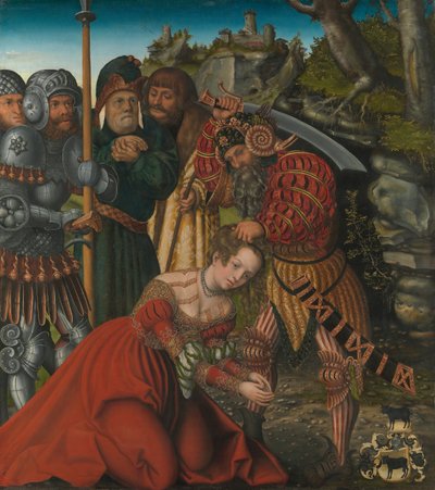 Umučení svaté Barbory, ca. 1510. od Lucas Cranach the Elder
