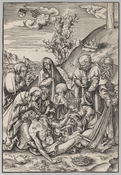 The Passion: The Lamentation, 1509. od Lucas Cranach the Elder