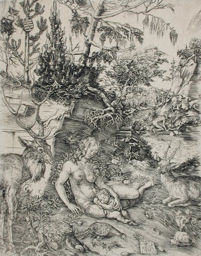 Pokání svatého Jana Zlatoústého od Lucas Cranach the Elder