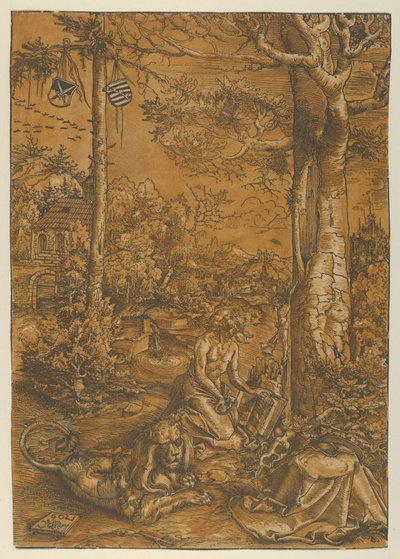 Pokání svatého Jeronýma, 1509. od Lucas Cranach the Elder