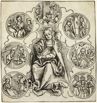 Sedm Mariiných radostí od Lucas Cranach the Elder