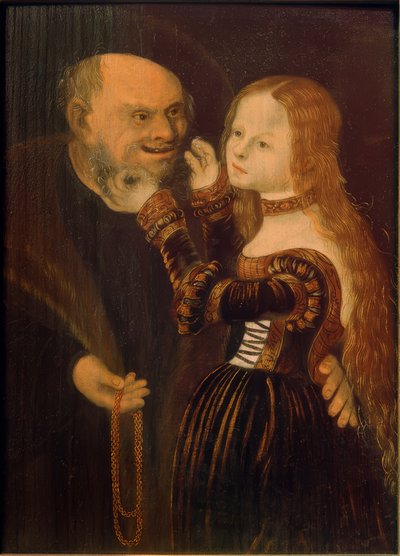 Nerovný pár od Lucas Cranach the Elder