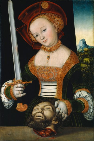 Judita s hlavou Holofernovou od Lucas Cranach the Elder and workshop