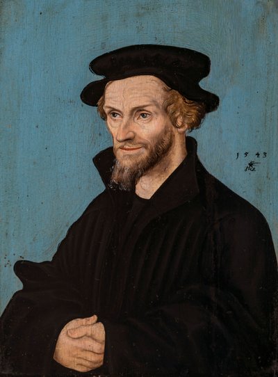 Philip Melanchthon od Lucas Cranach the Elder and workshop