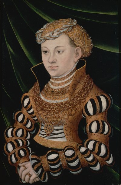 Portrét saské princezny Markéty od Lucas Cranach the Elder and workshop