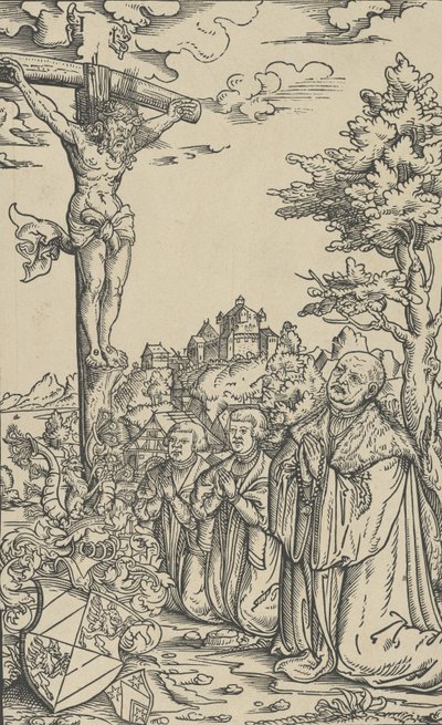 Knižní deska Christopha Scheurla, 16. století od Lucas Cranach the Younger  