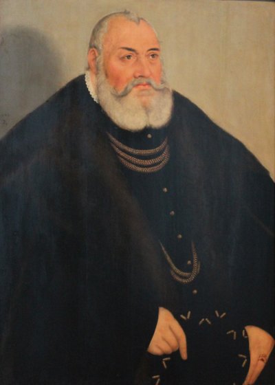 Portrét Jiřího Pobožného z Brandenburgu-Ansbachu od Lucas Cranach the Younger