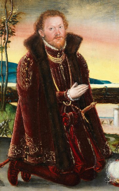Portrét prince Joachima Ernsta von Anhalt od Lucas Cranach the Younger