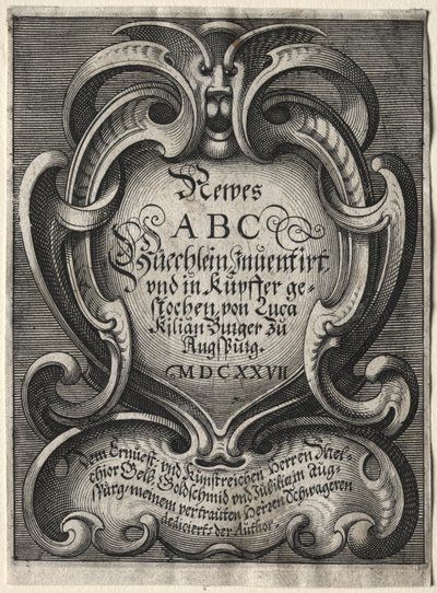 Nová brožura ABC, 1627. od Lucas Kilian