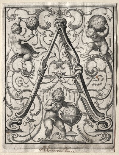Nová brožurka ABC: A, 1627. od Lucas Kilian