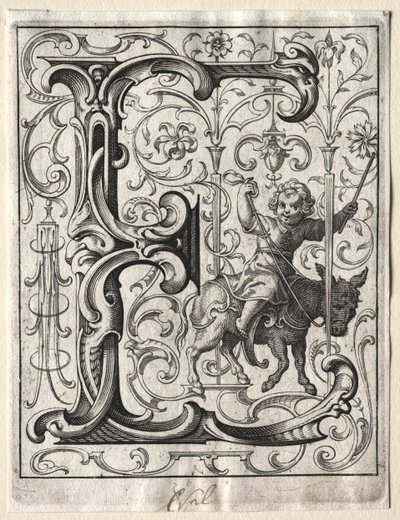 Nová brožurka ABC: E, 1627. od Lucas Kilian