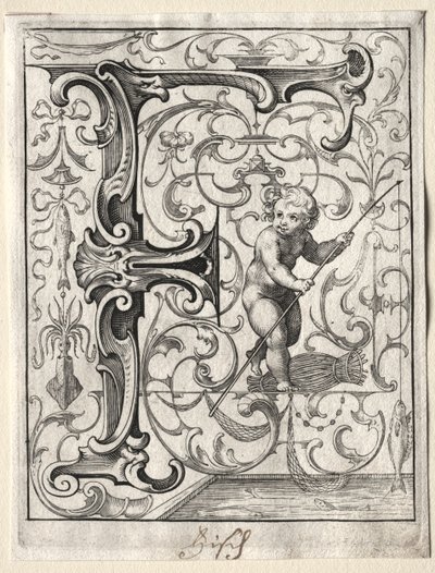 Nová brožurka ABC: F, 1627. od Lucas Kilian