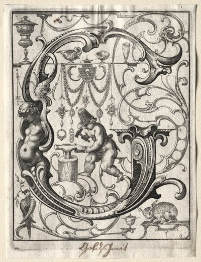 Nová brožurka ABC: G, 1627. od Lucas Kilian