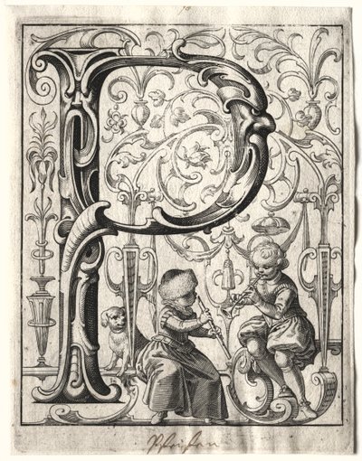 Nová brožurka ABC: P, 1627. od Lucas Kilian