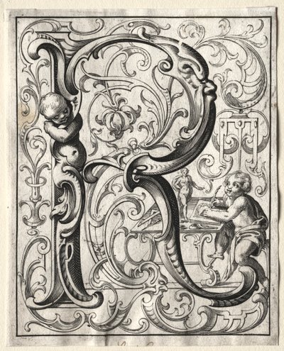 Nová brožurka ABC: R, 1627. od Lucas Kilian