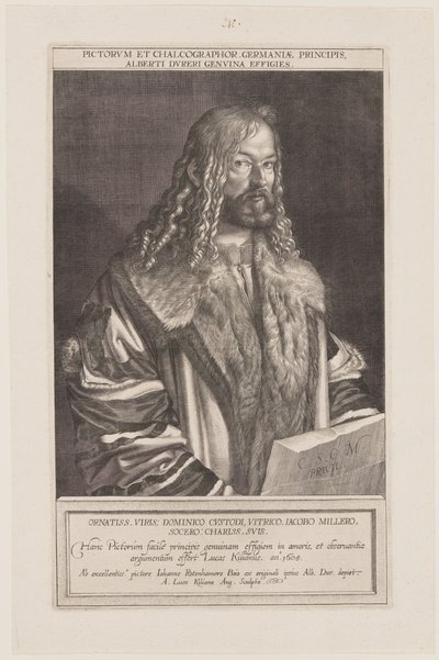 Portrét Albrechta Dürera od Lucas Kilian