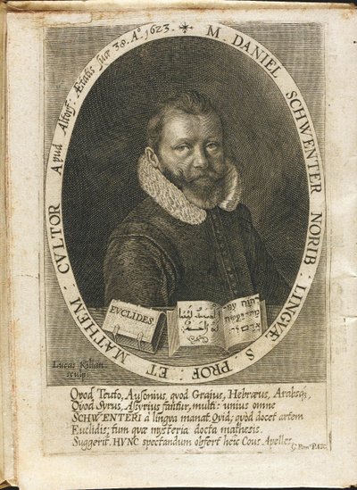 Portrét Daniela Schwentera 1585-1636 od Lucas Kilian