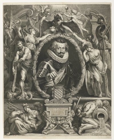 Portrét Charlese Bonaventure de Longueval, hraběte z Bucquoy Portrét Charles-Bonaventure de Longueval, Graaf van Bucquoy od Lucas Vorsterman (I)