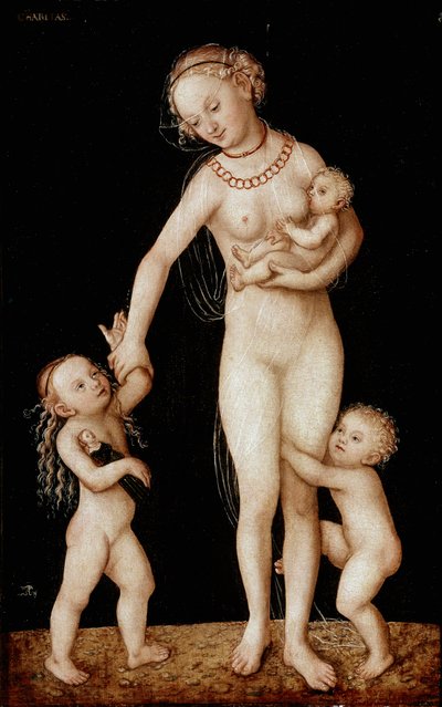 Charitativní obraz od Lucase Cranacha staršího (1472-1553) Ne. 56x36 cm Londýn, Národní galerie od Lucas the Elder Cranach