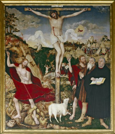 Kristus na kříži od Lucas the Elder Cranach