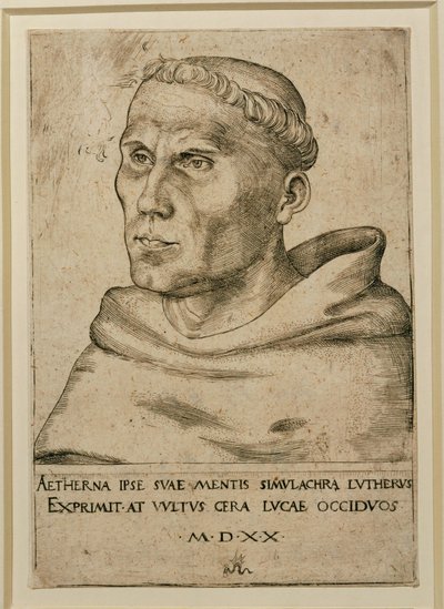 Martin Luther ... (rytina) od Lucas the Elder Cranach