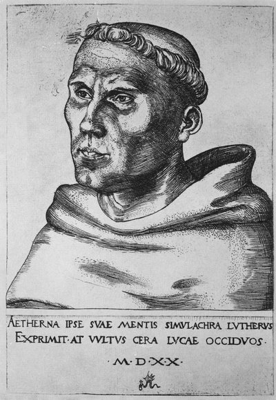 Martin Luther od Lucas the Elder Cranach