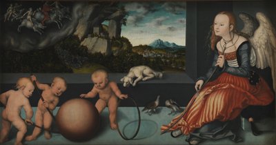 Melancholie od Lucas the Elder Cranach
