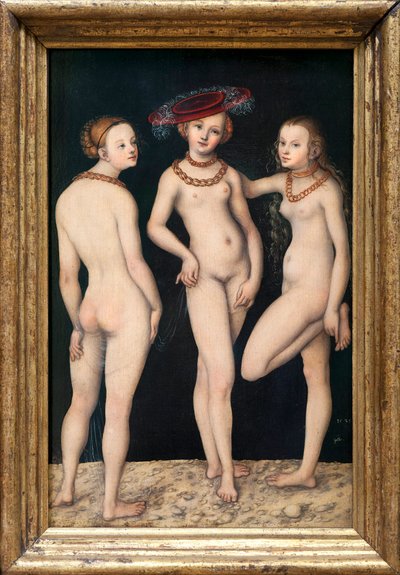 Tři Grácie od Lucas the Elder Cranach