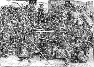 Turnaj od Lucas the Elder Cranach