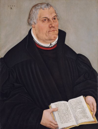 Portrét Martina Luthera od Lucas the Younger Cranach