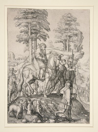 Abigail před Davidem od Lucas van Leyden