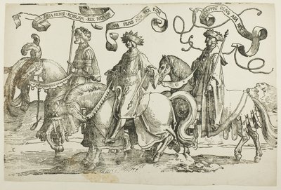 Abijah, Asa, Josafat, deska dva, z Dvanácti králů Izraele od Lucas van Leyden