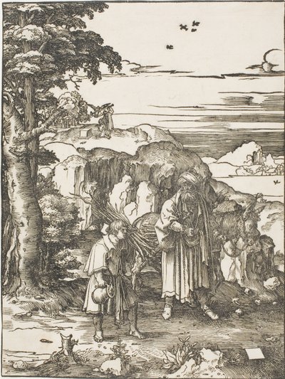 Abraham a Izák od Lucas van Leyden