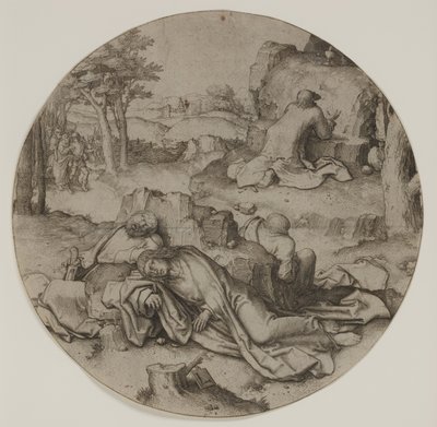 Agónie v zahradě od Lucas van Leyden