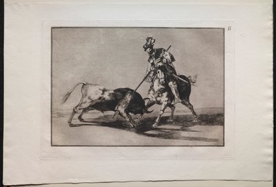 Býčí zápasy: El Cid Campeador oštěpuje dalšího býka od Lucas van Leyden