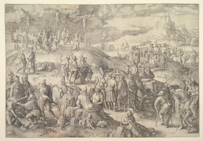 Kalvárie Golgota, 1517. od Lucas van Leyden