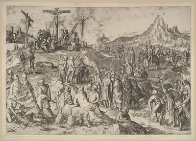 Kalvárie Golgota, 1517. od Lucas van Leyden