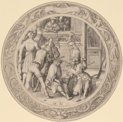 Kristus korunovaný trním od Lucas van Leyden