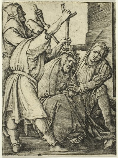Kristus korunovaný trním od Lucas van Leyden