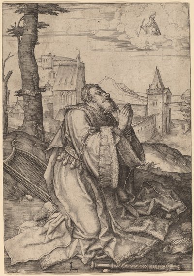 David se modlí od Lucas van Leyden