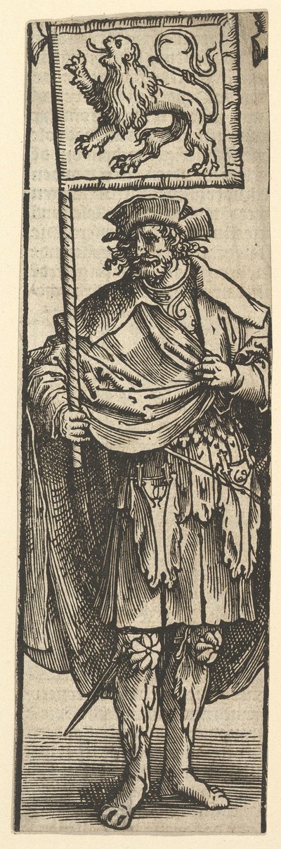 Dirk první hrabě z Holandska, 1517. od Lucas van Leyden