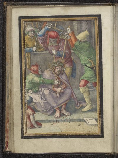 trnová koruna Umučení Krista (název série) od Lucas van Leyden