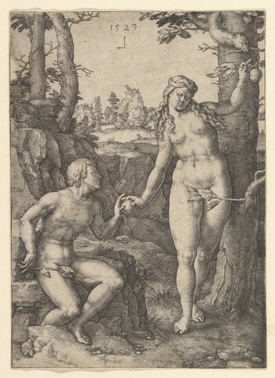 Pád člověka, 1529. od Lucas van Leyden