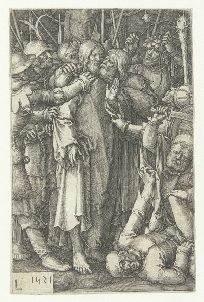 Zajetí Krista The Little Passion (název série) od Lucas van Leyden