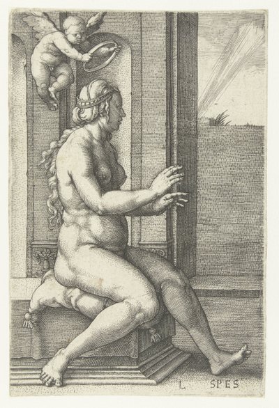 Halda Spes (název na objektu) Sedm ctností (název série) od Lucas van Leyden
