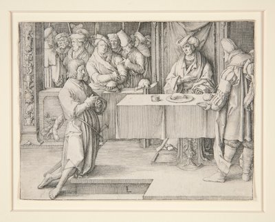 Josef vykládá faraóna od Lucas van Leyden