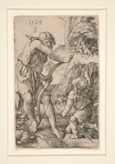 Lámech a Kain od Lucas van Leyden
